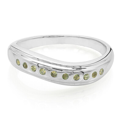 Anillo en plata con Alejandrita