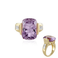 Anillo en plata con Amatista Rosa de Francia
