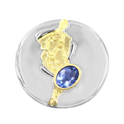 Colgante en plata con Fluorita de color cambiante (MONOSONO COLLECTION)