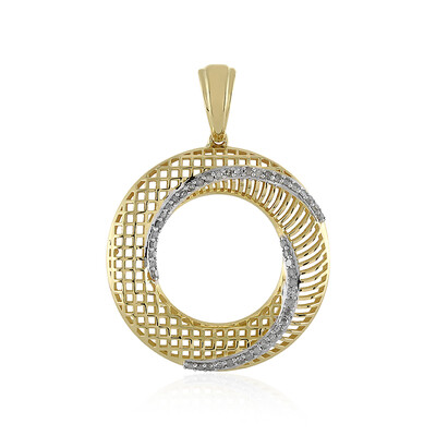 Colgante en oro con Diamante I4 (J) (Ornaments by de Melo)