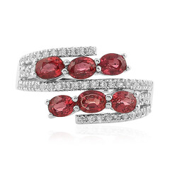 Anillo en plata con Zafiro Crepúsculo