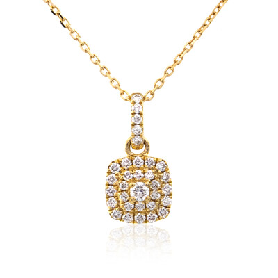 Collar en oro con Diamante limpio a lupa F (LUCENT DIAMONDS)