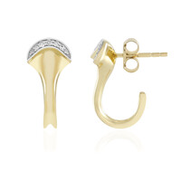 Pendientes en oro con Diamante I2 (H)