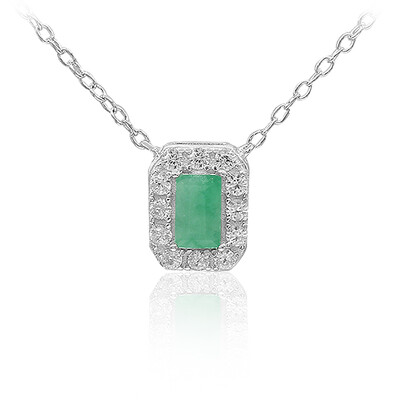 Collar en plata con Esmeralda