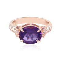Anillo en plata con Amatista de Siberia (Adela Silber)