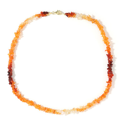 Collar en plata con Ópalo de fuego de México