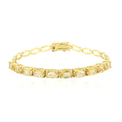 Brazalete en plata con Citrino
