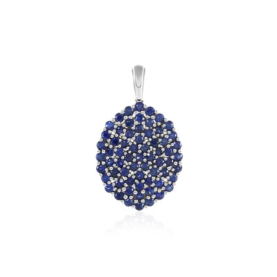 Colgante en oro con Zafiro azul