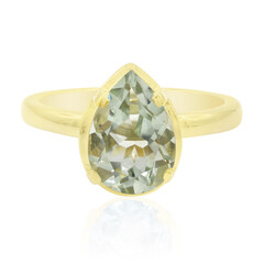 Anillo en plata con Amatista verde