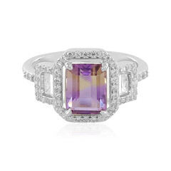 Anillo en plata con Ametrino de Anahí