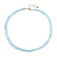 Collar en plata con Aguamarina