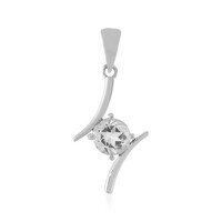 Colgante en plata con Topacio blanco