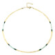 Collar en plata con Hematita dorada