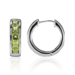 Pendientes en plata con Peridoto