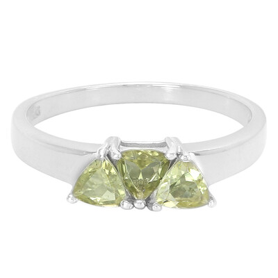 Anillo en plata con Apatita Xia