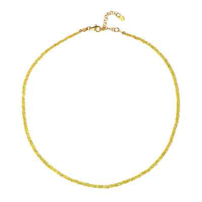 Collar en plata con Zafiro amarillo
