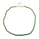 Collar en plata con Diópsido de Rusia (Adela Silber)