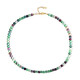 Collar en plata con Fluorita de Argentina
