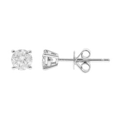 Pendientes en oro con Diamante SI1 (H) (CIRARI)