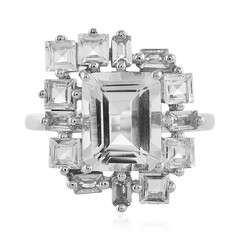 Anillo en plata con Cuarzo blanco
