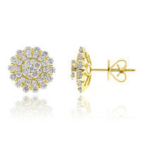 Pendientes en oro con Diamante I1 (H)  (CIRARI)