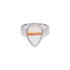 Anillo en plata con Jaspe atardacer