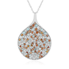 Collar en plata con Zircón de Ratanak Kirí (KM by Juwelo)