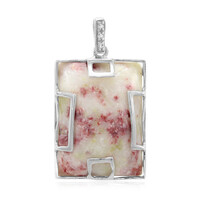 Colgante en plata con Cinabrio