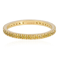 Anillo en oro con Diamante I3 amarillo
