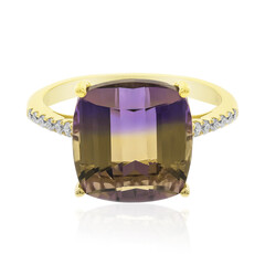 Anillo en oro con Ametrino