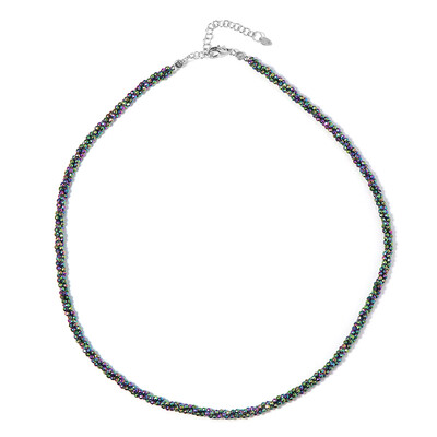 Collar en plata con Hematita mística