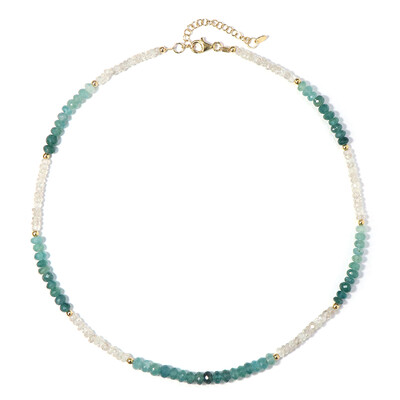 Collar en plata con Grandidierita