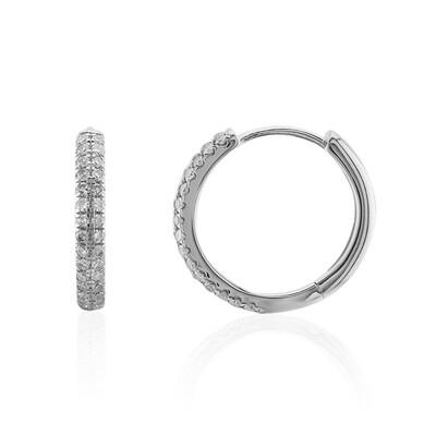 Pendientes en oro con Diamante SI1 (I)