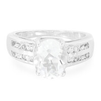 Anillo en plata con Petalita