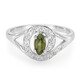 Anillo en plata con Turmalina cuprífera