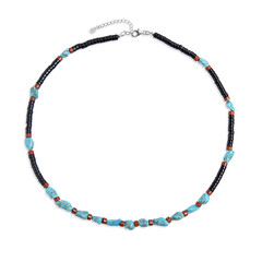 Collar en plata con Turquesa