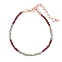 Brazalete en plata con Rubí de Tanzania