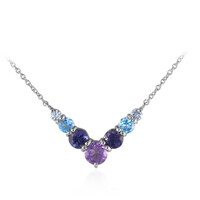 Collar en plata con Amatista