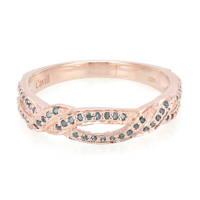 Anillo en plata con Diamante fantasía