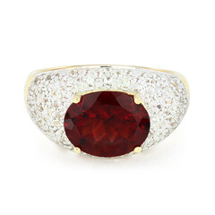 Anillo en oro con Andesina AAA