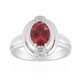Anillo en plata con Turmalina rosa de Brasil (Remy Rotenier)