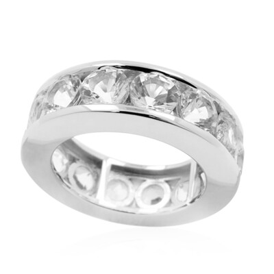 Anillo en plata con Danburita