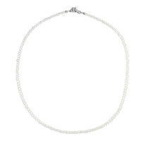 Collar en plata con Topacio blanco
