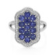 Anillo en plata con Zafiro de Kanchanaburi