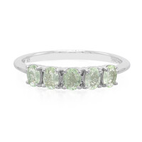 Anillo en plata con Turmalina Paraíba