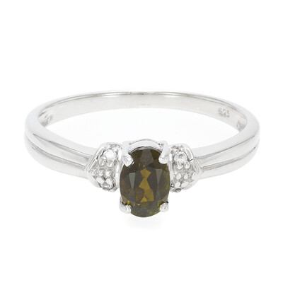 Anillo en plata con Turmalina