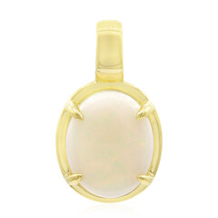 Colgante en oro con Ópalo blanco