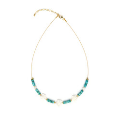 Collar en acero inoxidable con Nácar