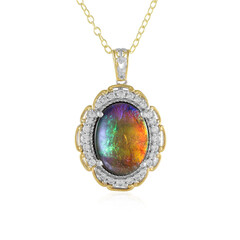 Collar en plata con Ammolita (Gems en Vogue)