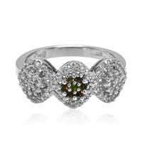 Anillo en plata con Alejandrita de Brasil